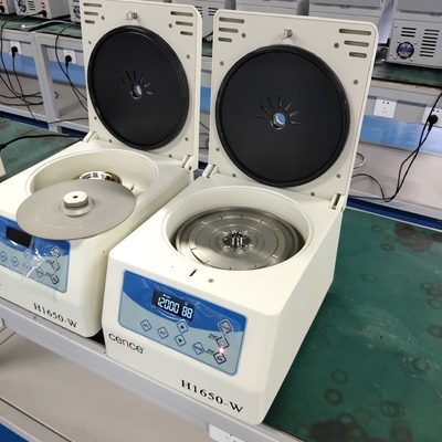 利用できるさまざまな回転子との工場価格の実験室の遠心分離機H1650-Wの高速