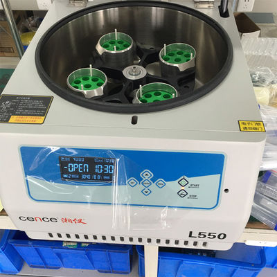 L550 低速遠心分離機 5310xg 力 4x500ml 容量 低騒音 実験用