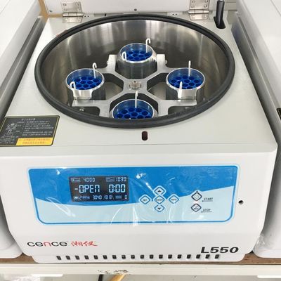 L550 Cence 研究所用遠心分離機 5310xg 最大RCF 4x500ml 容量 低騒音 <65dB(A) 卓上型 低速遠心分離機
