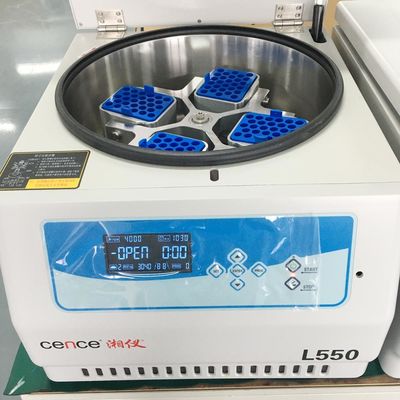 L550 Cence 研究所用遠心分離機 5310xg 最大RCF 4x500ml 容量 低騒音 <65dB(A) 卓上型 低速遠心分離機