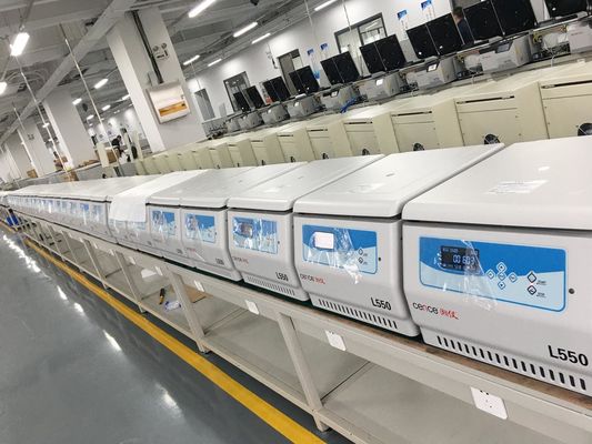 L550 Cence 研究所用遠心分離機 5310xg 最大RCF 4x500ml 容量 低騒音 <65dB(A) 卓上型 低速遠心分離機