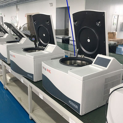 25000rpm 高速冷却遠心分離機、50560xg RCF、6x100ml 容量、研究室用